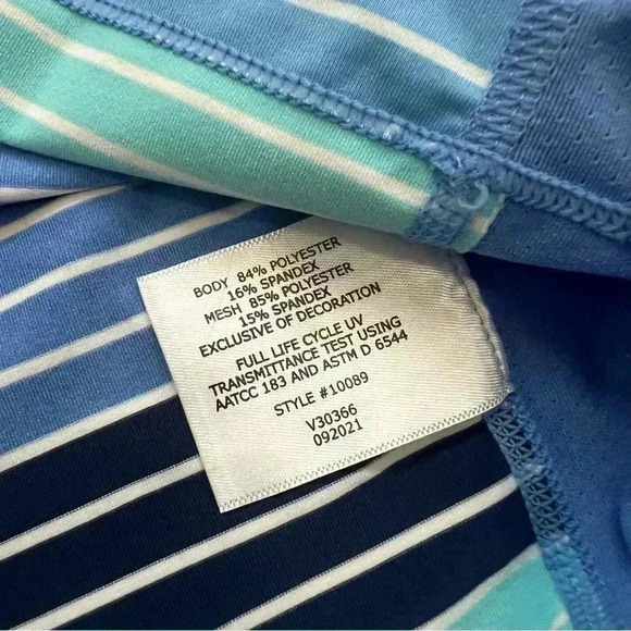 Coolibar Andros Fishing Hoodie Kids Size XL SPF 50+ Outdoor Active Striped. - Picture 9 of 15